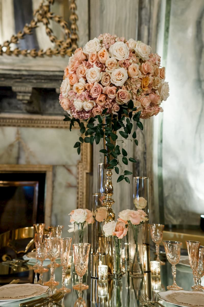 centerpieces event wedding dessign floral best venues nyc