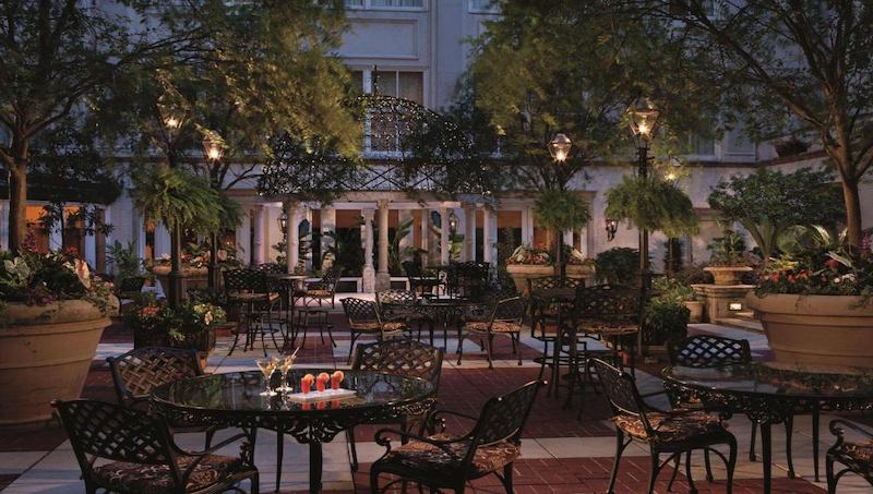 New Orleans the Ritz Courtyard