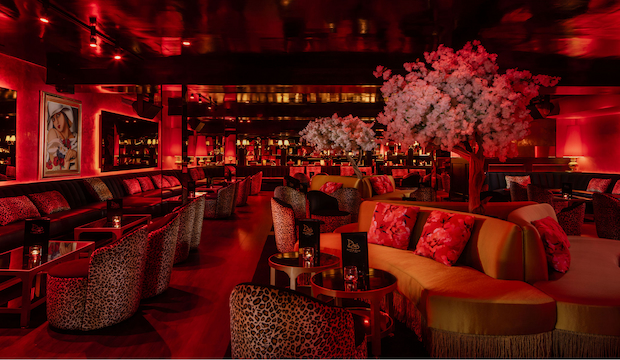 Drais Super Club NYC Luxury Lounge Stylish cocktail area for private events at Drai’s Super Club