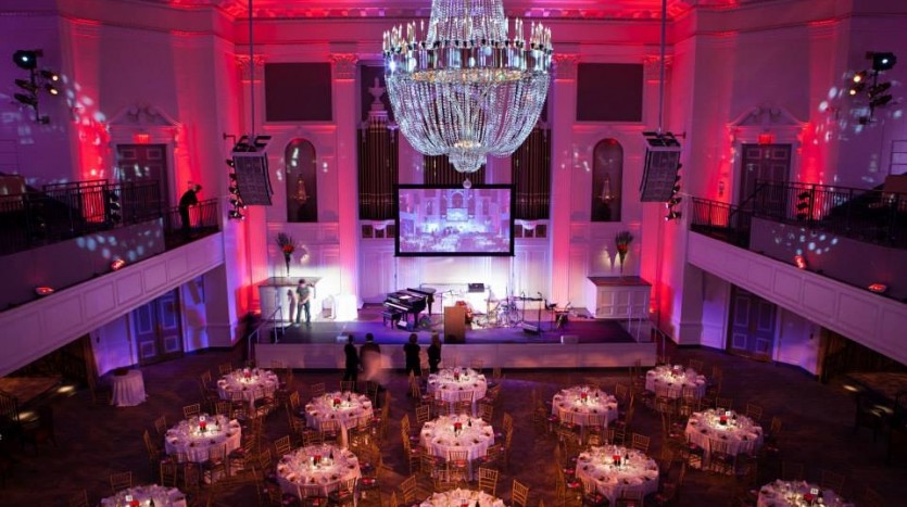 Grand Ballroom with dance floor at 583 Park Ave
