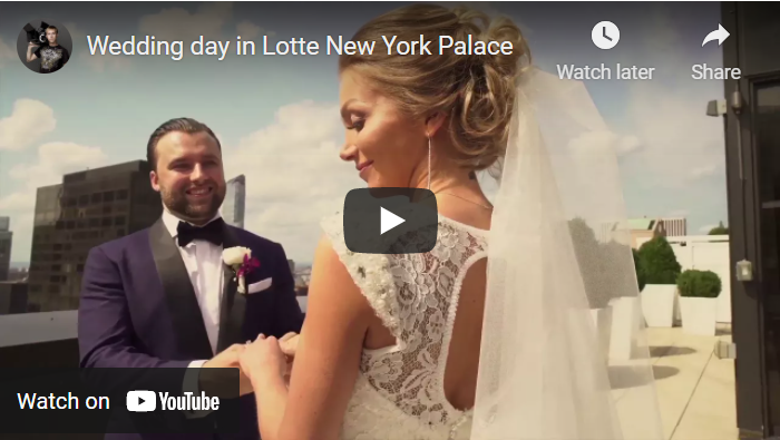 fairy tale wedding at the lotte new york palace hotel