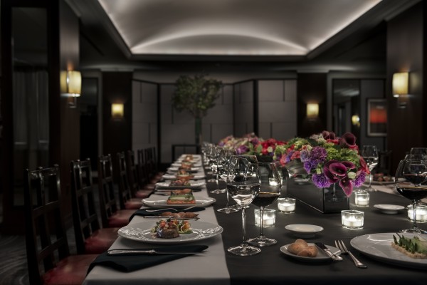 Daniel's Private Dining Room- Long Table with Main Courses