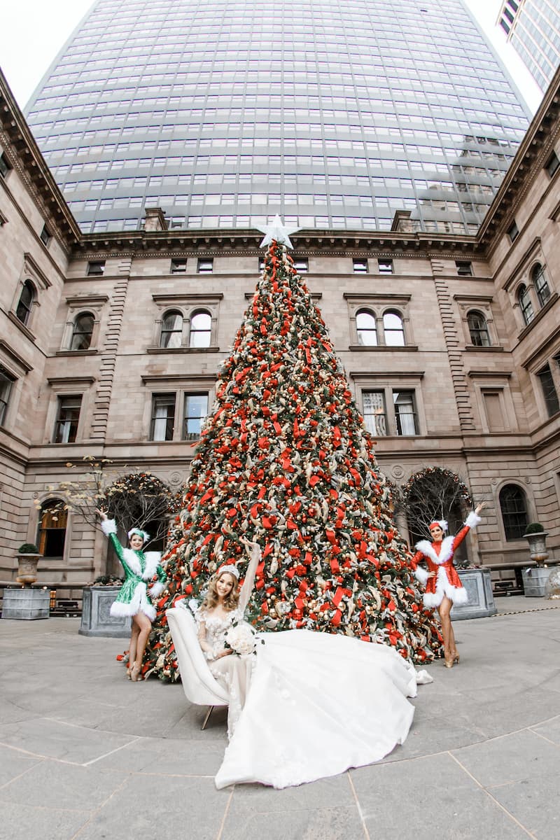 Christmas Rockette Models for Wedding in NYC